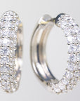 Diamond Hoop Earrings