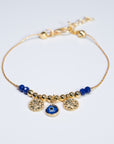 Evil Eye Gold Bracelet