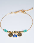 Evil Eye Gold Bracelet