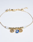 Evil Eye Gold Bracelet