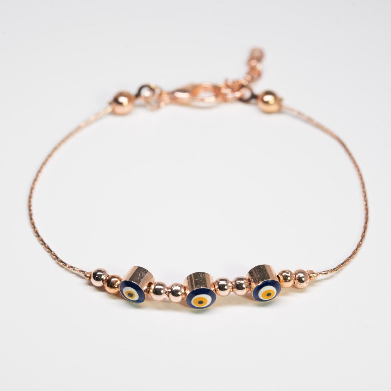 Rose Gold Evil Eye Bracelet Canada US