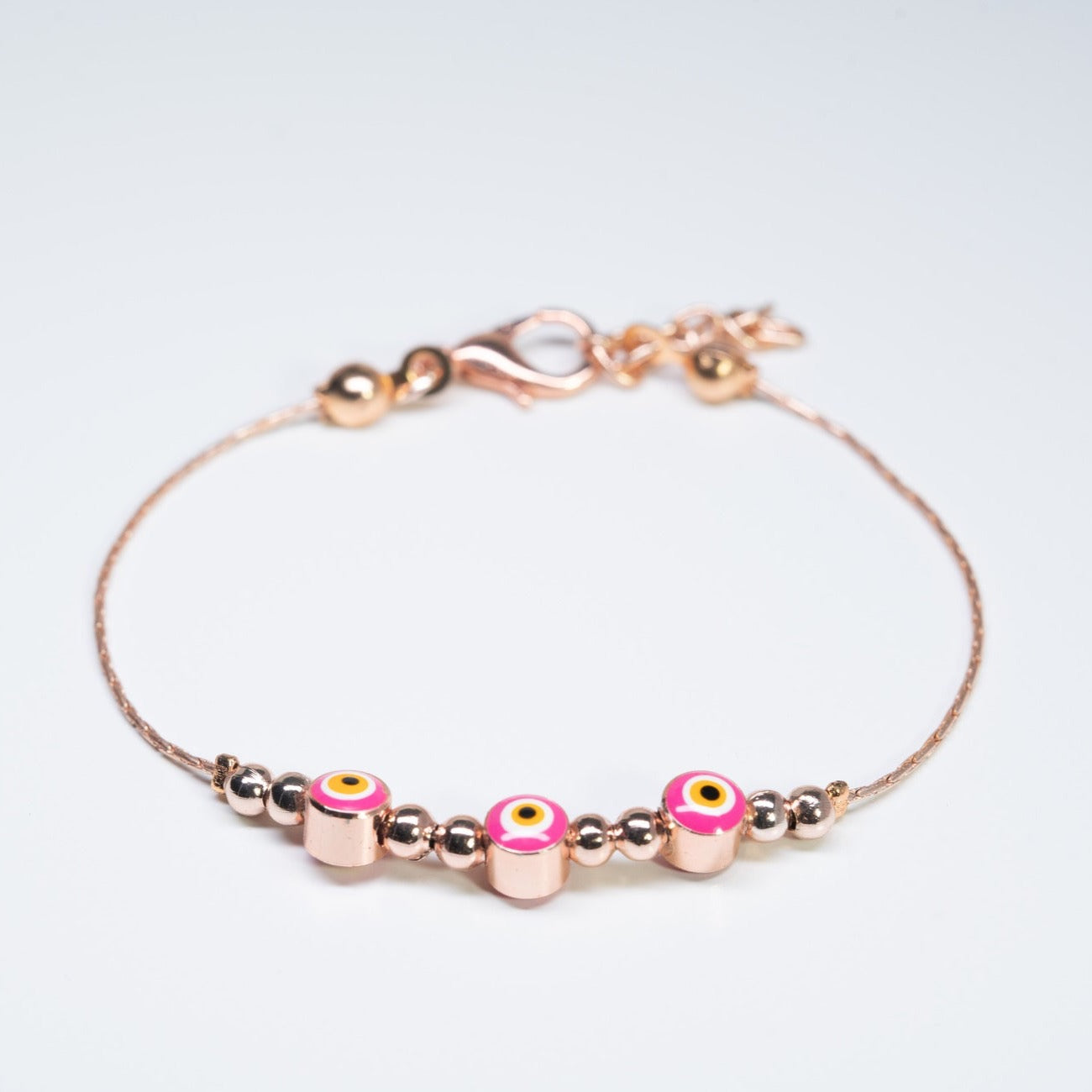 Rose Gold Evil Eye Bracelet Canada US