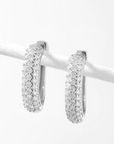 Diamond Hoop Earrings